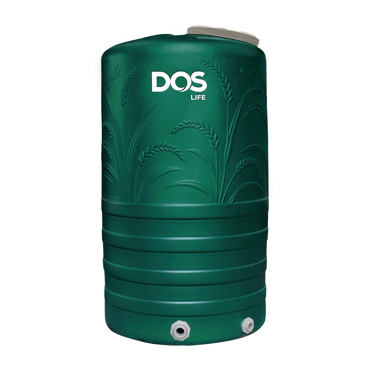 DOS ถังน้ำพีอี 2000 ลิตร รุ่น MONEY สีเขียว