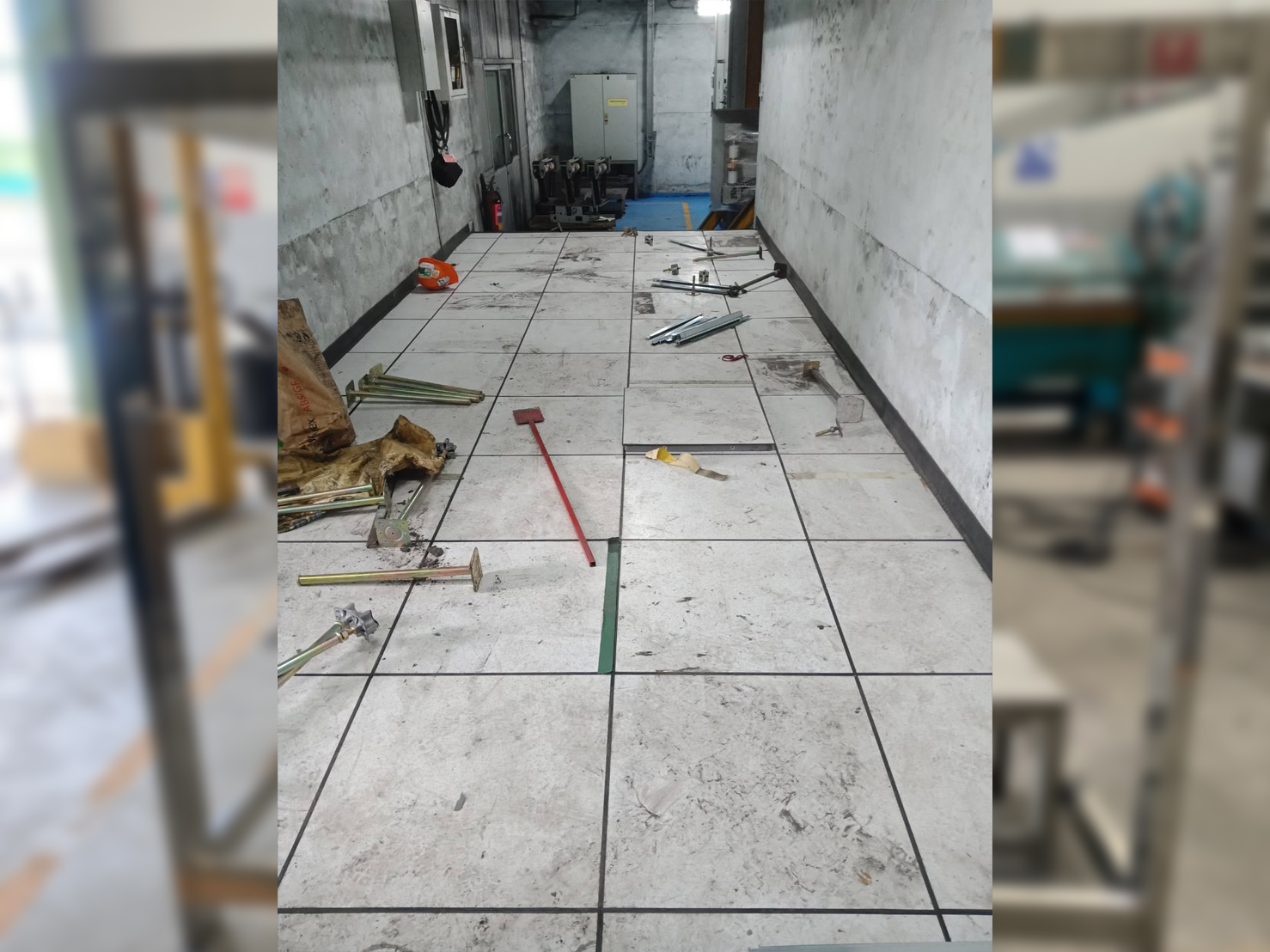 งานซ่อมบำรุง Support Raised floor electrical